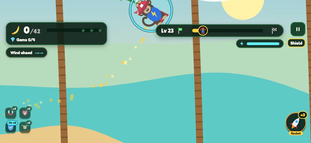 Swinging through Sunny Shores